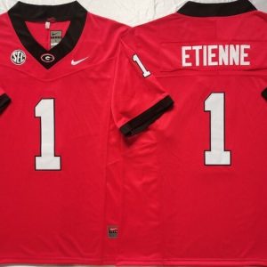 Georgia Bulldogs Red #1 ETIENNE jersey