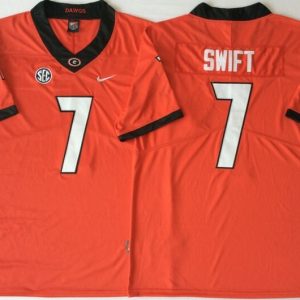 Georgia Bulldogs Red #7 SWIFT jersey
