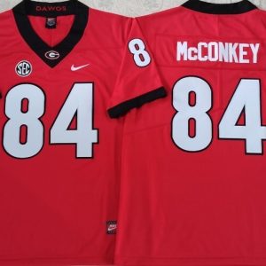 Georgia Bulldogs Red #84 McCONKEY jersey