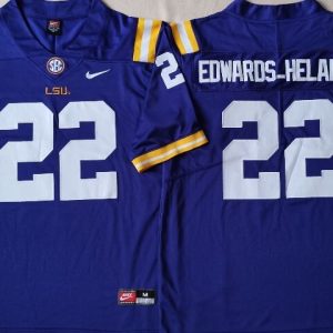 LSU Tigers Purple #22 EDWARDS-HELAIRE jersey