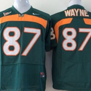 Miami Hurricanes  #87 Wayne Green jersey