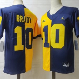 Michigan Wolverines #10 Brady Split version jersey