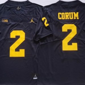 Michigan Wolverines Blue #2 CORUM_1 jersey
