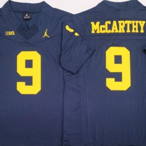 Michigan Wolverines Blue #9 McCARTHY jersey