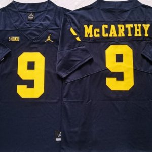 Michigan Wolverines Blue #9 McCARTHY_1 jersey