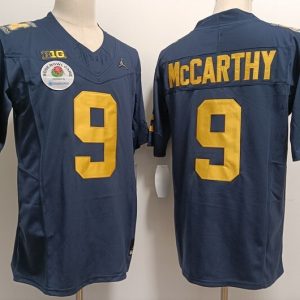 Michigan Wolverines  #9 J.J. Mccarthy Dark Blue Special Edition jersey