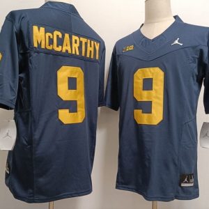 Michigan Wolverines  #9 J.J. Mccarthy Deep Blue Diamond Edition jersey