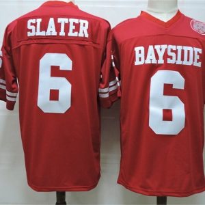 Movie Jerseys Emergency bel l#6 Bayside Red jersey