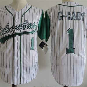 Movie Jerseys Light of Victory #1 G-baby White Strip jersey