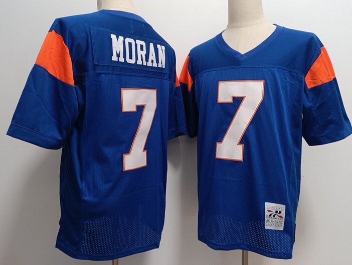 Movie Jerseys The Blue Mountain State Movie #7 Alex Moran Blue jersey