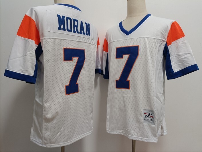 Movie Jerseys The Blue Mountain State Movie #7 Alex Moran White jersey