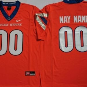 NCAA CUSTOM Boise State Broncos Orange #00 jersey