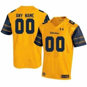 NCAA CUSTOM California Golden Bears Yellow #00 jersey