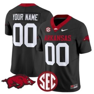 NCAA CUSTOM F.U.S.E Jerseys #00 Arkansas Black (2) jersey