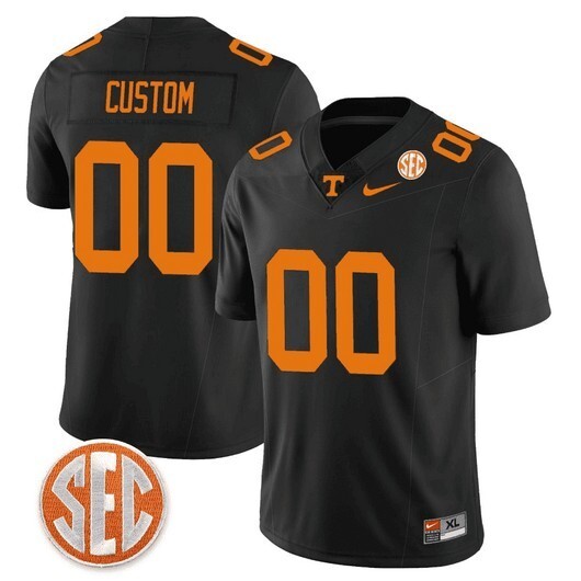 NCAA CUSTOM F.U.S.E Jerseys #00 Black jersey