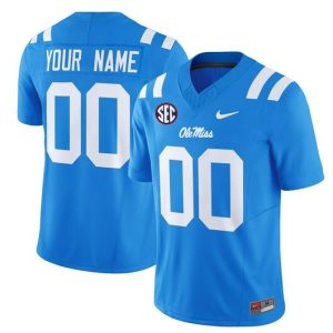 NCAA CUSTOM F.U.S.E Jerseys #00 Blue jersey