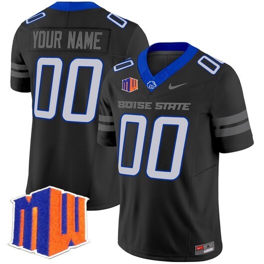 NCAA CUSTOM F.U.S.E Jerseys #00 Boise state Black (2) jersey