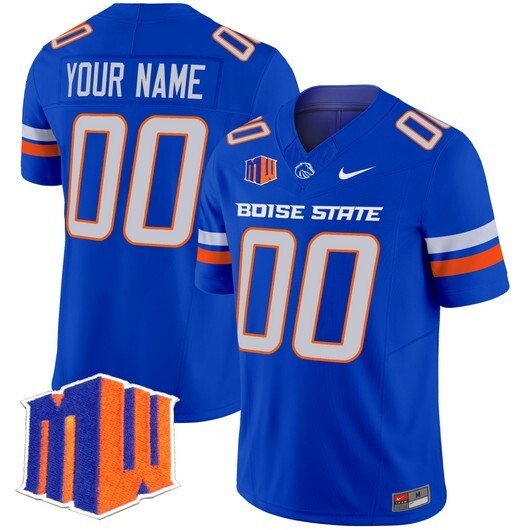 NCAA CUSTOM F.U.S.E Jerseys #00 Boise state Blue (2) jersey