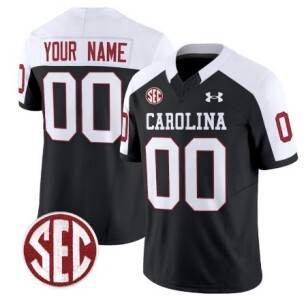 NCAA CUSTOM F.U.S.E Jerseys #00 CAROLINA Black jersey