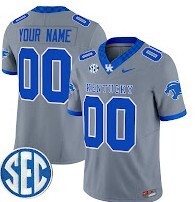 NCAA CUSTOM F.U.S.E Jerseys #00 Gray jersey