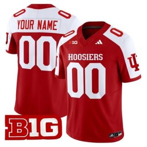 NCAA CUSTOM F.U.S.E Jerseys #00 Hoosiers Red jersey