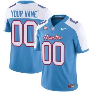 NCAA CUSTOM F.U.S.E Jerseys #00 Houston Blue jersey