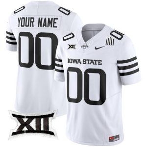 NCAA CUSTOM F.U.S.E Jerseys #00 Iowa state White jersey
