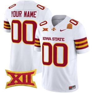 NCAA CUSTOM F.U.S.E Jerseys #00 Iowa state White (2) jersey