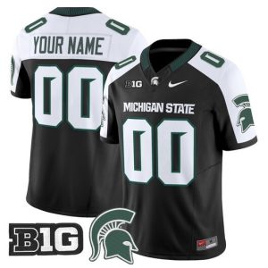 NCAA CUSTOM F.U.S.E Jerseys #00 Michigan state Black jersey