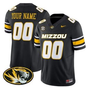 NCAA CUSTOM F.U.S.E Jerseys #00 Mizzou Black jersey