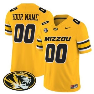 NCAA CUSTOM F.U.S.E Jerseys #00 Mizzou Yellow jersey