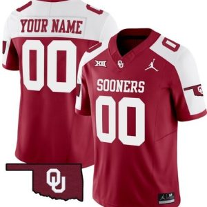 NCAA CUSTOM F.U.S.E Jerseys #00 Sooners Red (2) jersey
