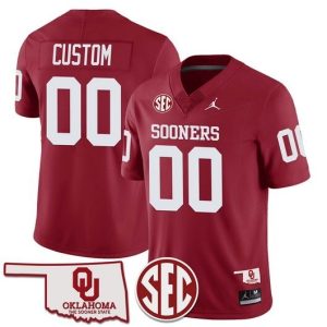 NCAA CUSTOM F.U.S.E Jerseys #00 Sooners Red (3) jersey