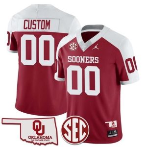 NCAA CUSTOM F.U.S.E Jerseys #00 Sooners Red (4) jersey