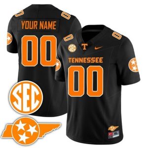 NCAA CUSTOM F.U.S.E Jerseys #00 Tennessee Black jersey