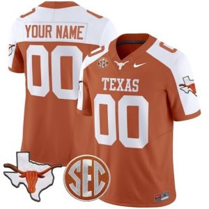 NCAA CUSTOM F.U.S.E Jerseys #00 Texas Orange jersey