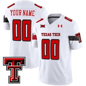 NCAA CUSTOM F.U.S.E Jerseys #00 Texas tech White jersey