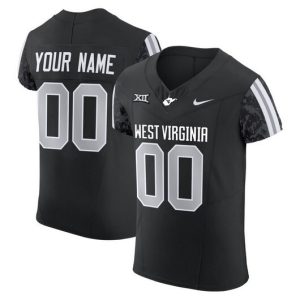 NCAA CUSTOM F.U.S.E Jerseys #00 West virginia Black jersey