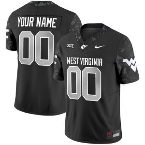 NCAA CUSTOM F.U.S.E Jerseys #00 West virginia Black (2) jersey