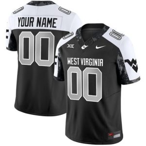 NCAA CUSTOM F.U.S.E Jerseys #00 West virginia Black (3) jersey