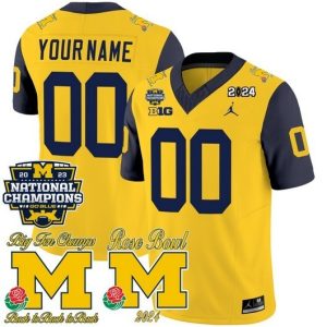 NCAA CUSTOM F.U.S.E Jerseys #00 Yellow (2) jersey