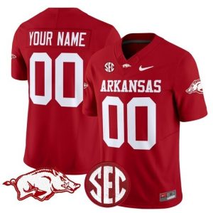 NCAA CUSTOM F.U.S.E Jerseys #00  Arkansas Red jersey