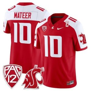 NCAA CUSTOM F.U.S.E Jerseys #10 Mareer Red jersey