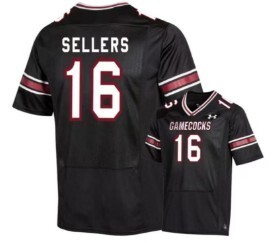 NCAA CUSTOM F.U.S.E Jerseys #16 Sellers Black jersey