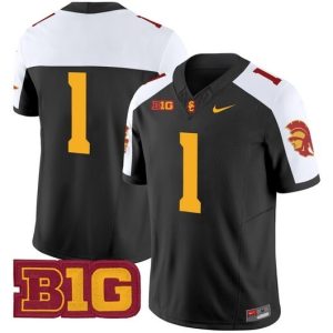 NCAA CUSTOM F.U.S.E Jerseys #1 Black jersey