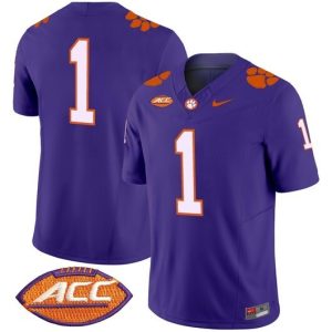 NCAA CUSTOM F.U.S.E Jerseys #1 Purple jersey