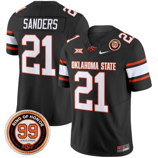 NCAA CUSTOM F.U.S.E Jerseys #21 Sanders Black jersey