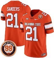 NCAA CUSTOM F.U.S.E Jerseys #21 Sanders Orange jersey