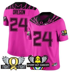 NCAA CUSTOM F.U.S.E Jerseys #24 Oregon Pink jersey