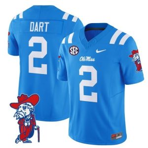 NCAA CUSTOM F.U.S.E Jerseys #2 Blue jersey